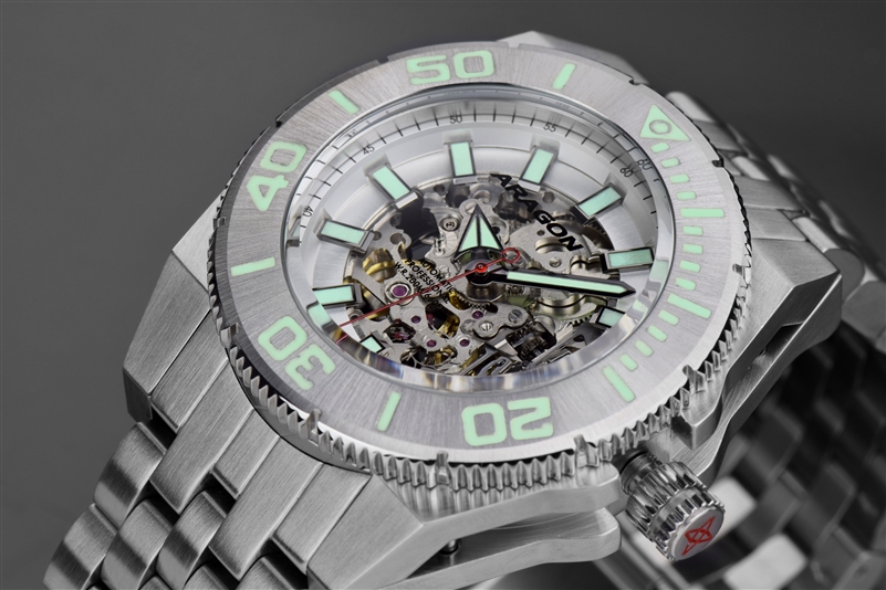 Japanese Miyota 8N24 Skeleton Automatic Watch