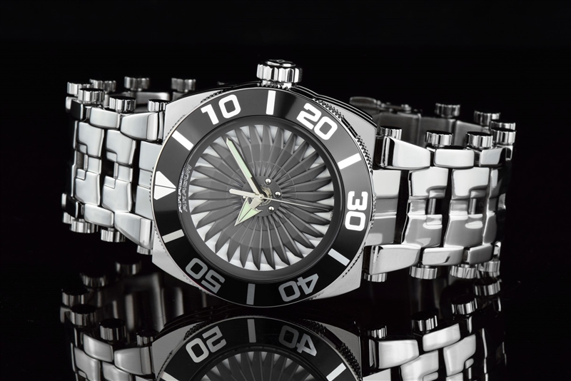 Haurex Italy Men's 3N506UWN TURBINA II Chronograph Black Leather Wristwatch  | eBay